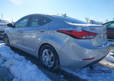 2014 Hyundai Elantra Se from USA, damaged, VIN 5NPDH4AE9EH493201